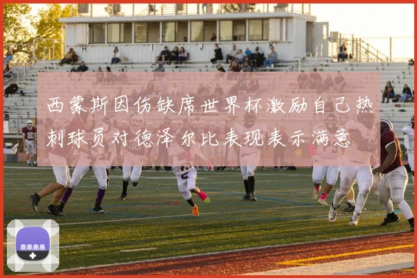 西蒙斯因伤缺席世界杯激励自己热刺球员对德泽尔比表现表示满意